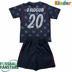 Vereinigte Staaten Folarin Balogun #20 Replik Auswärtstrikot Kinder WM 2026 Kurzarm (+ Kurze Hosen)